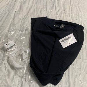 NEW ZYIA BLACK PREMIUM 7/8 Leggings SIZE 14-16